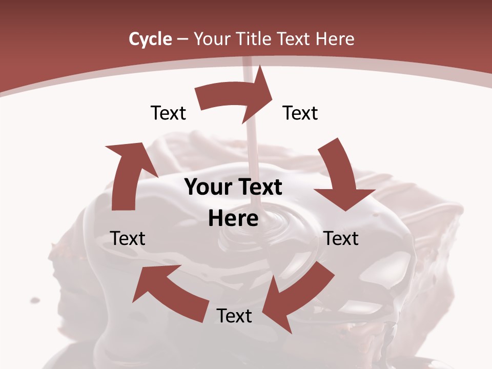 Fat Dinner Drip PowerPoint Template