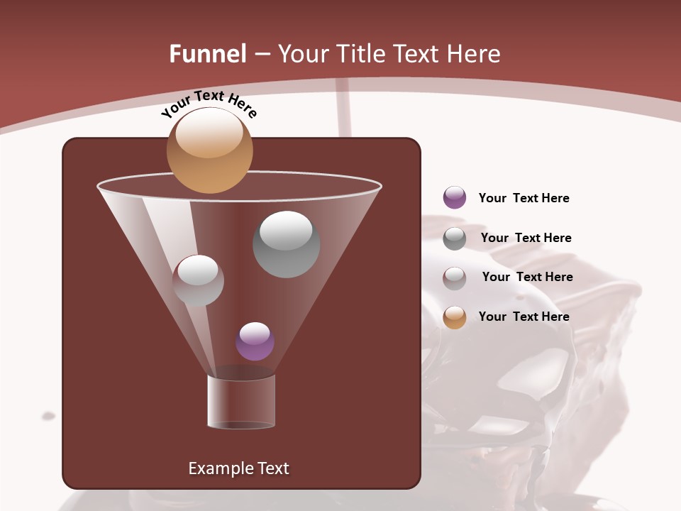 Fat Dinner Drip PowerPoint Template