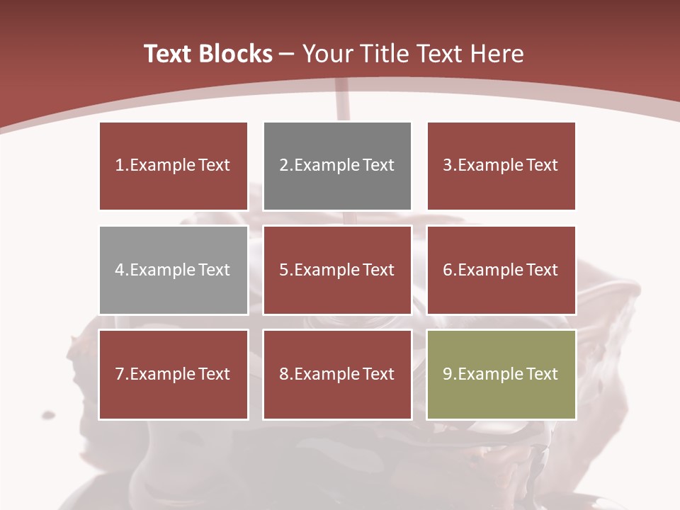 Fat Dinner Drip PowerPoint Template