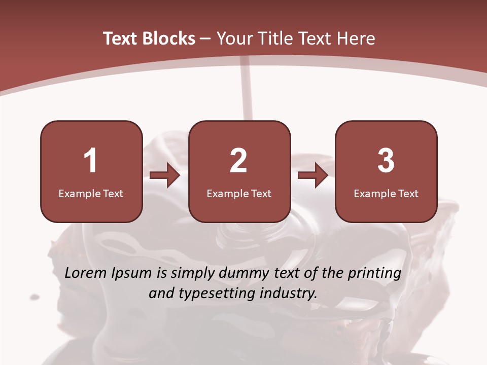 Fat Dinner Drip PowerPoint Template