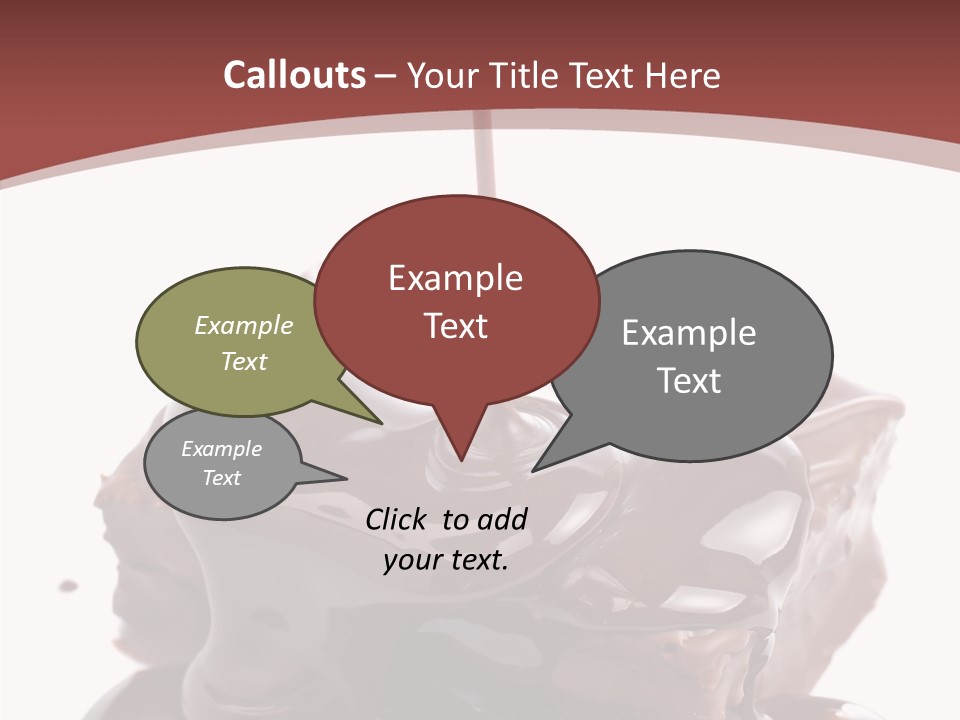 Fat Dinner Drip PowerPoint Template