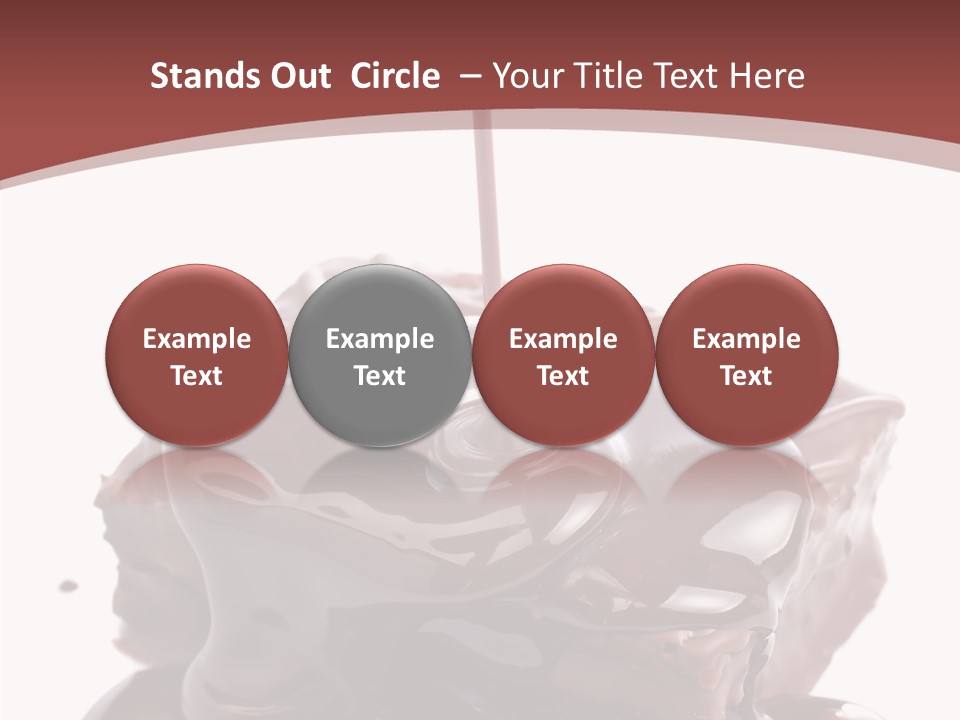 Fat Dinner Drip PowerPoint Template