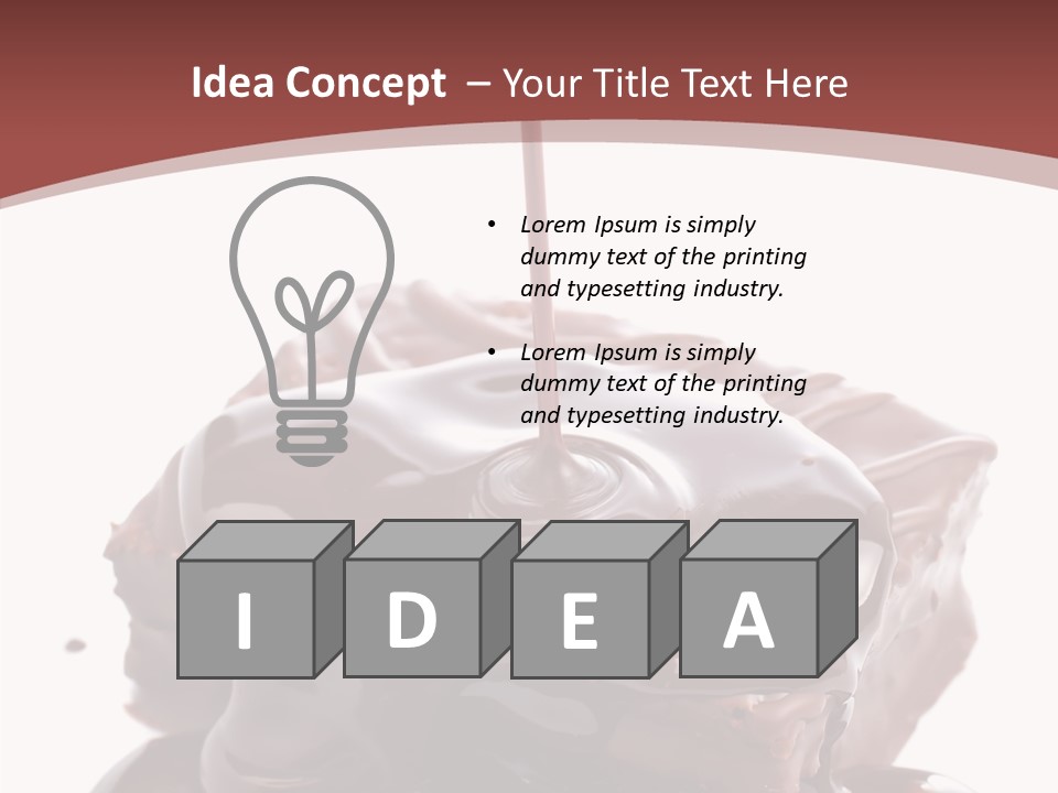 Fat Dinner Drip PowerPoint Template