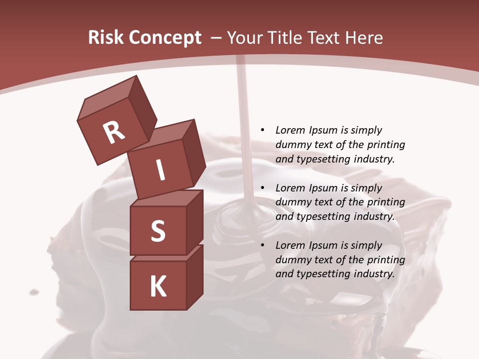 Fat Dinner Drip PowerPoint Template