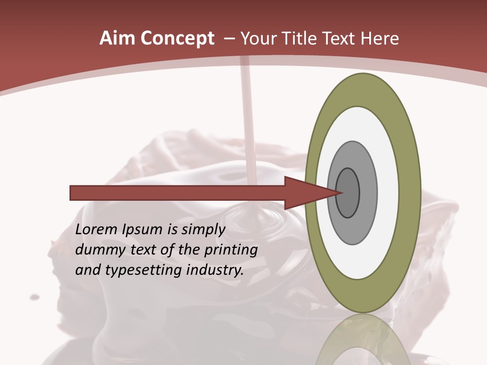 Fat Dinner Drip PowerPoint Template