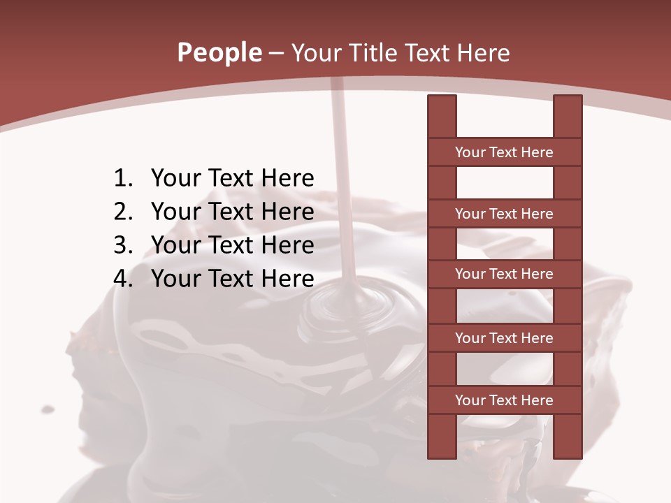 Fat Dinner Drip PowerPoint Template