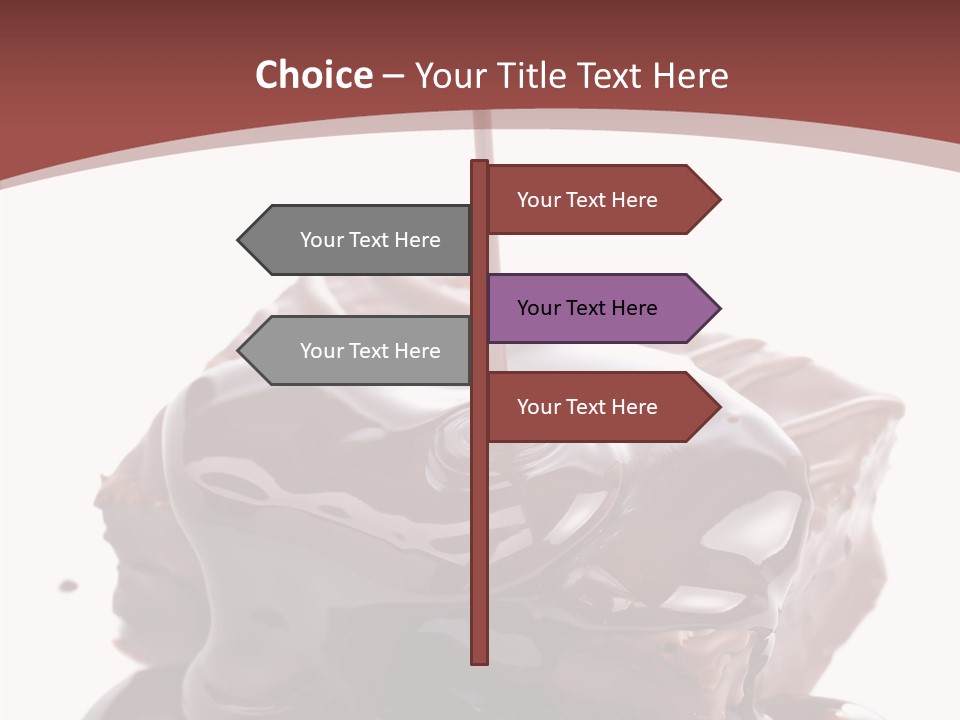 Fat Dinner Drip PowerPoint Template