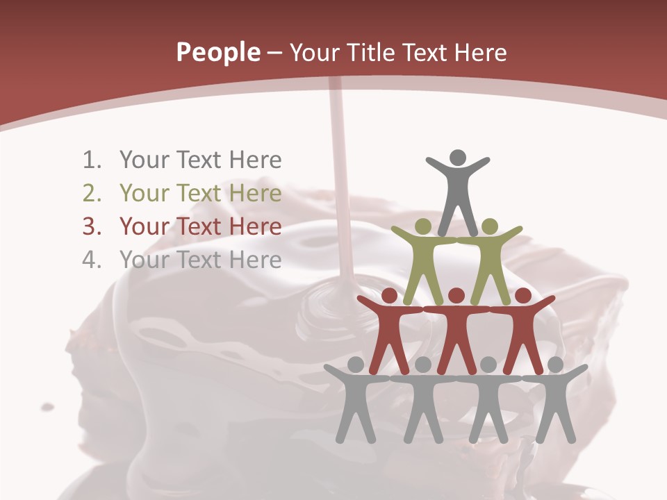 Fat Dinner Drip PowerPoint Template