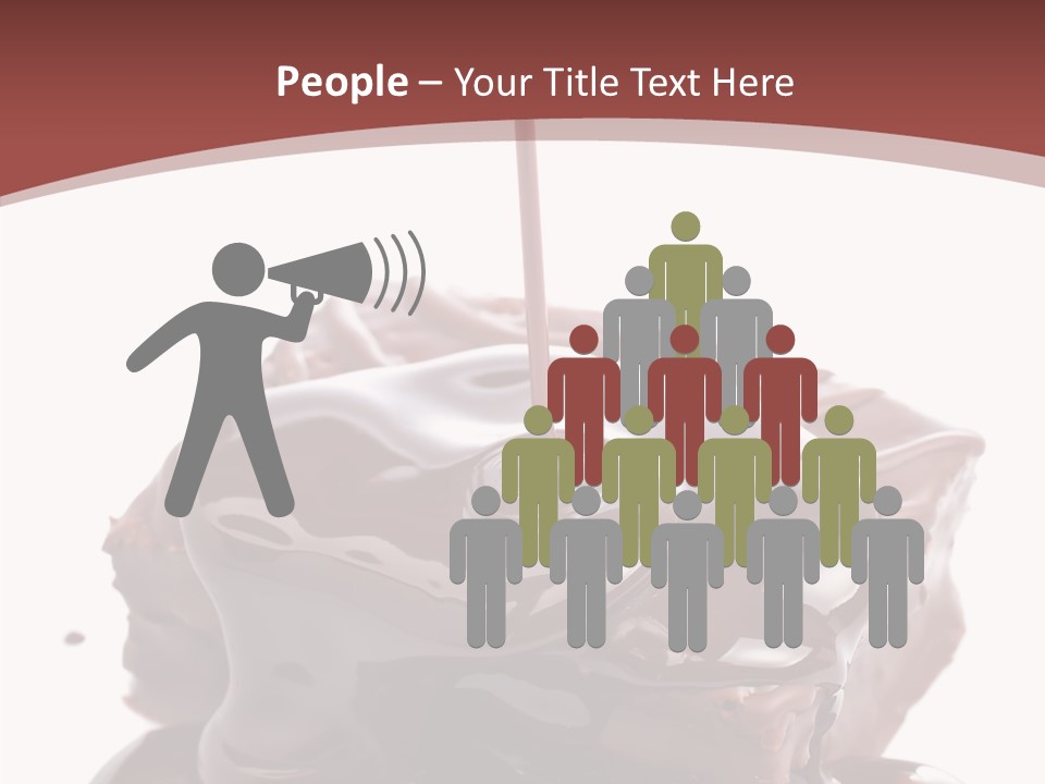 Fat Dinner Drip PowerPoint Template