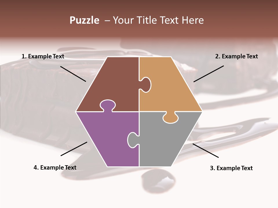 Piece Tasty Fattening PowerPoint Template