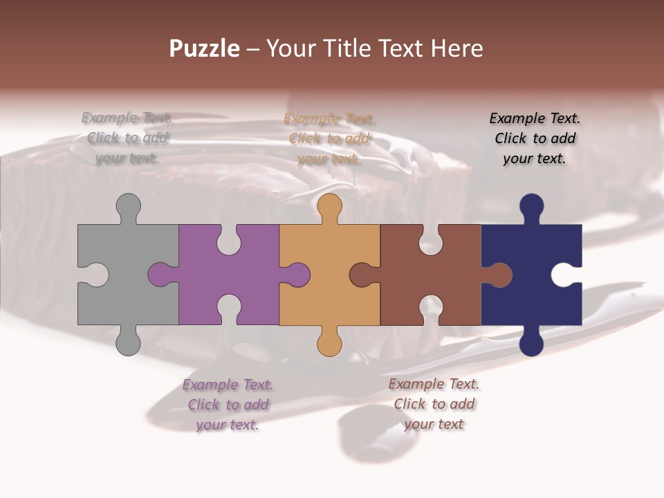 Piece Tasty Fattening PowerPoint Template