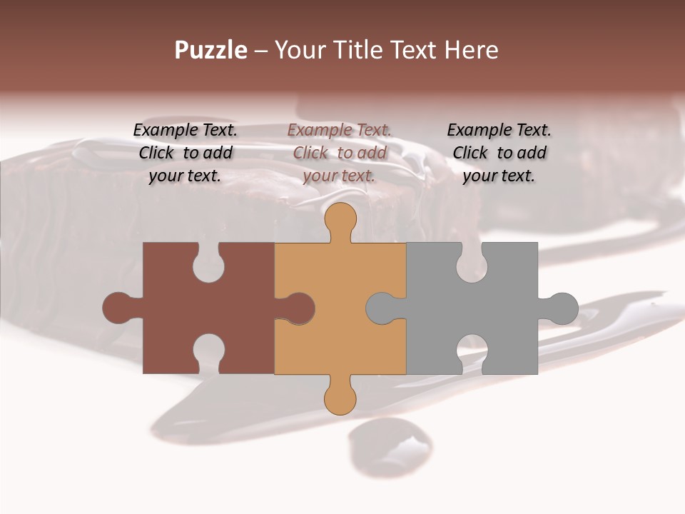 Piece Tasty Fattening PowerPoint Template