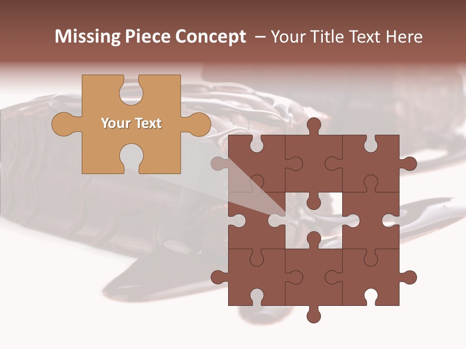 Piece Tasty Fattening PowerPoint Template