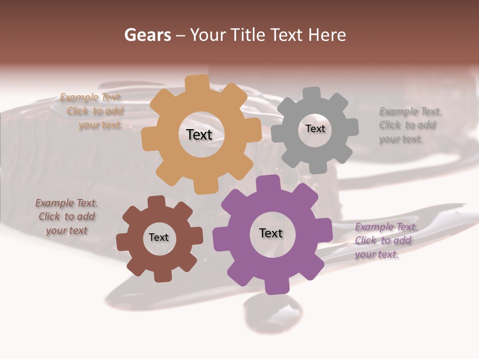 Piece Tasty Fattening PowerPoint Template