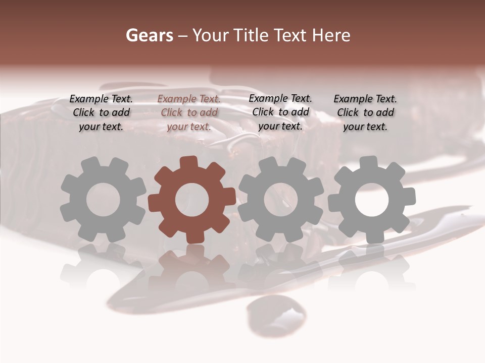 Piece Tasty Fattening PowerPoint Template