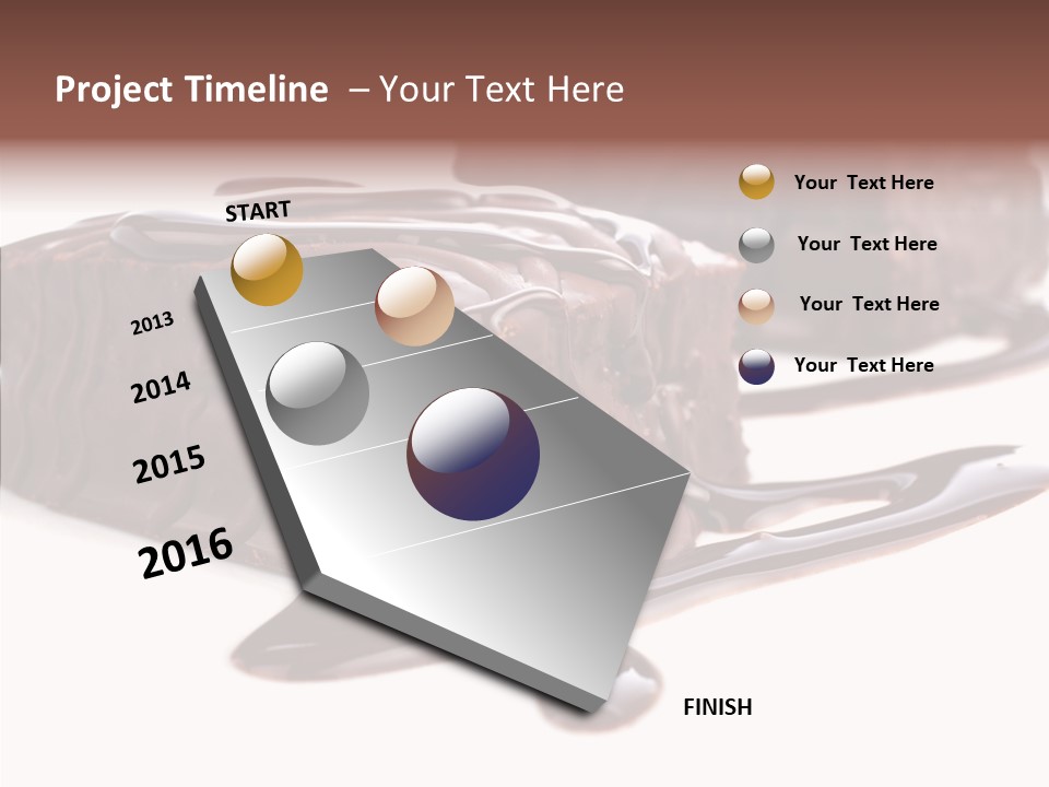 Piece Tasty Fattening PowerPoint Template