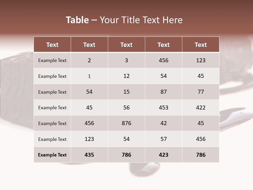 Piece Tasty Fattening PowerPoint Template