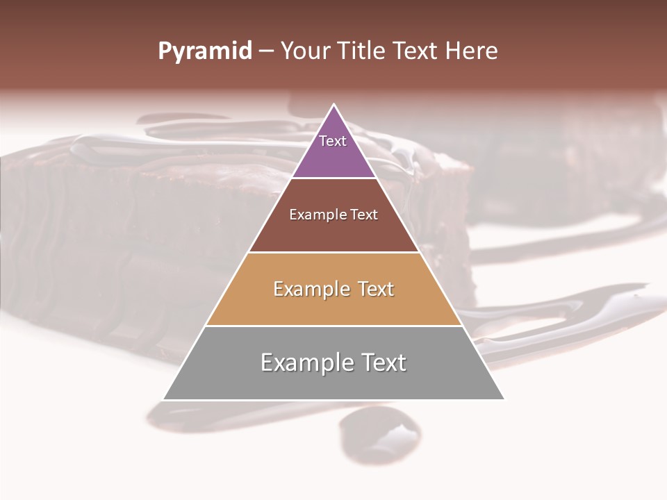 Piece Tasty Fattening PowerPoint Template