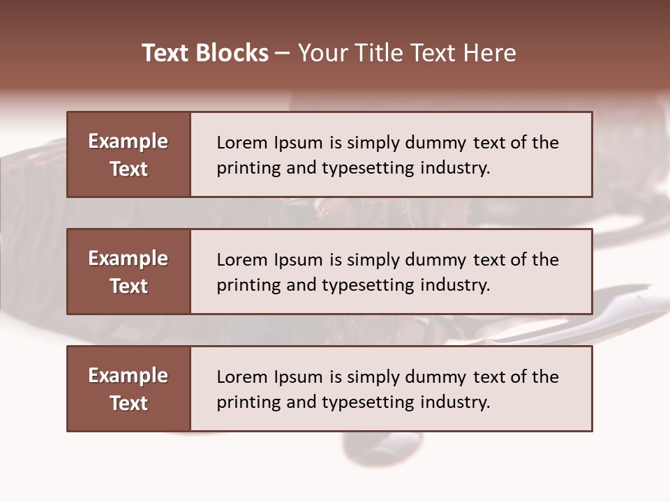 Piece Tasty Fattening PowerPoint Template