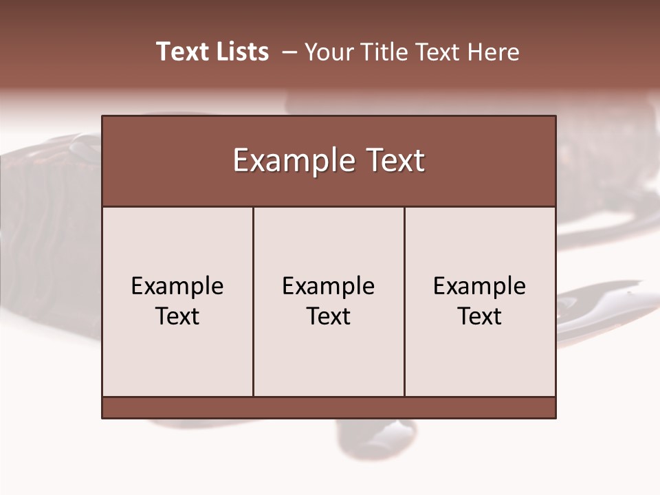 Piece Tasty Fattening PowerPoint Template