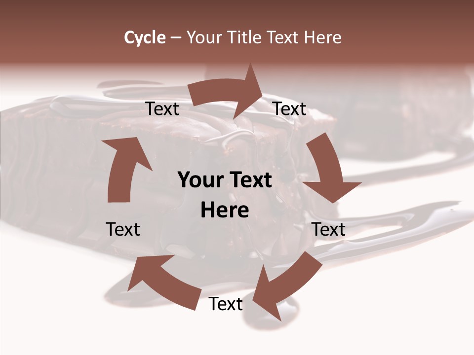 Piece Tasty Fattening PowerPoint Template