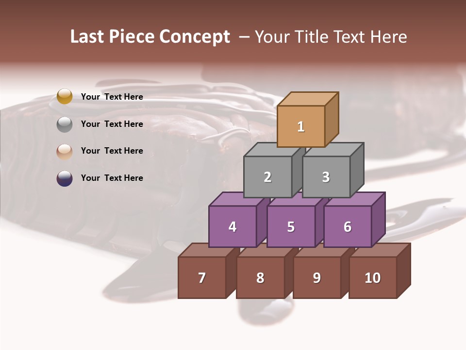 Piece Tasty Fattening PowerPoint Template