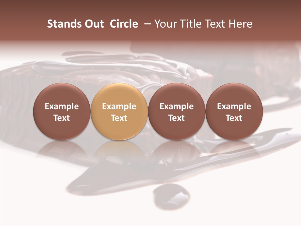 Piece Tasty Fattening PowerPoint Template