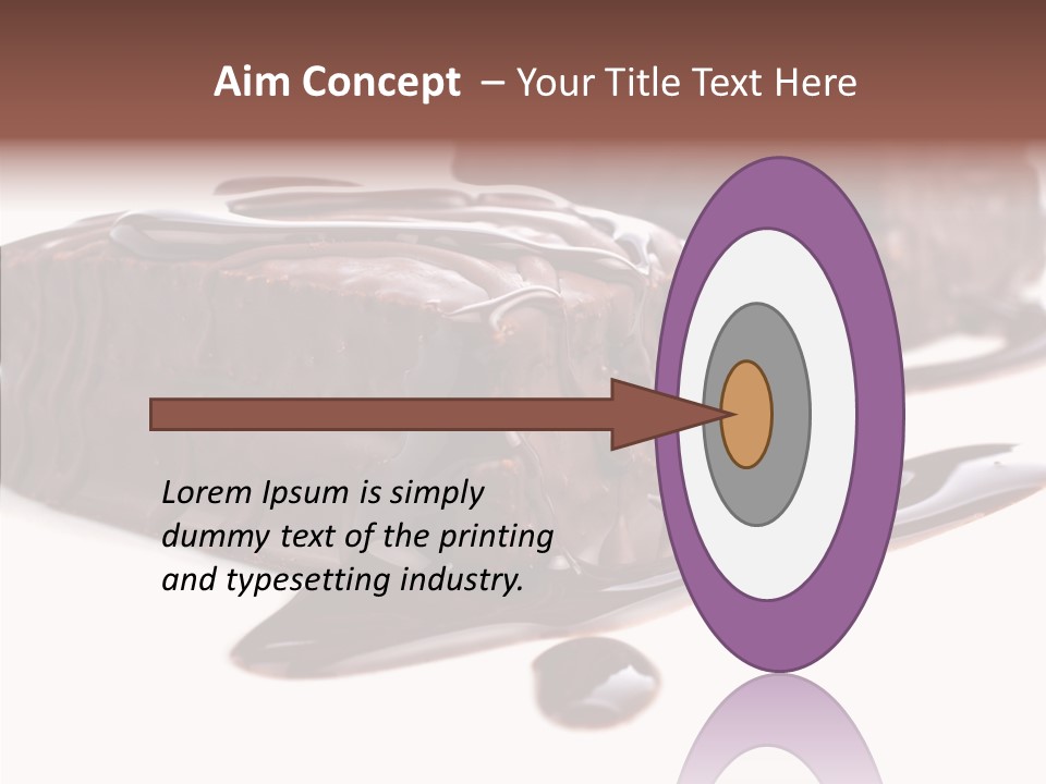 Piece Tasty Fattening PowerPoint Template
