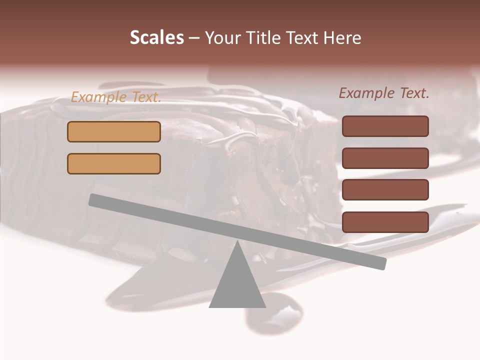Piece Tasty Fattening PowerPoint Template