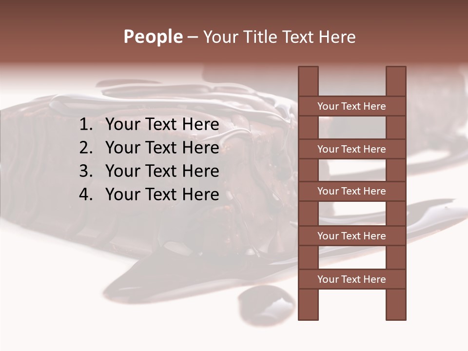 Piece Tasty Fattening PowerPoint Template