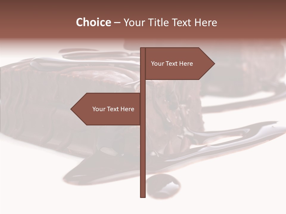 Piece Tasty Fattening PowerPoint Template