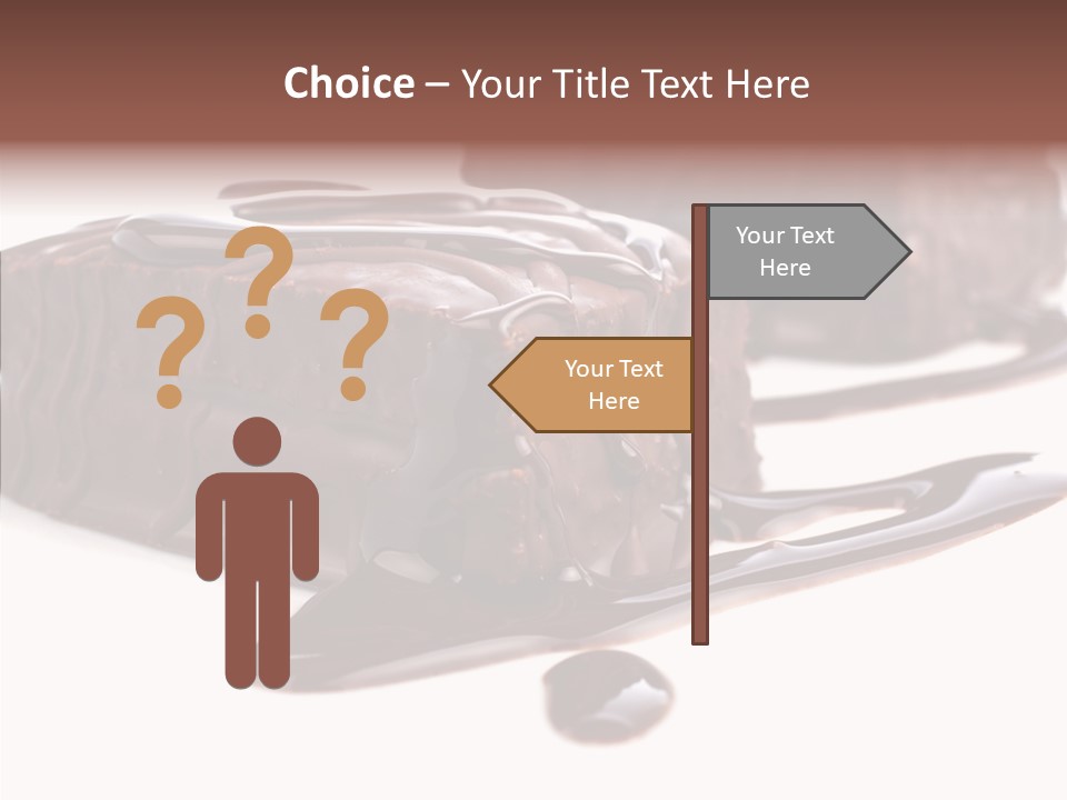 Piece Tasty Fattening PowerPoint Template