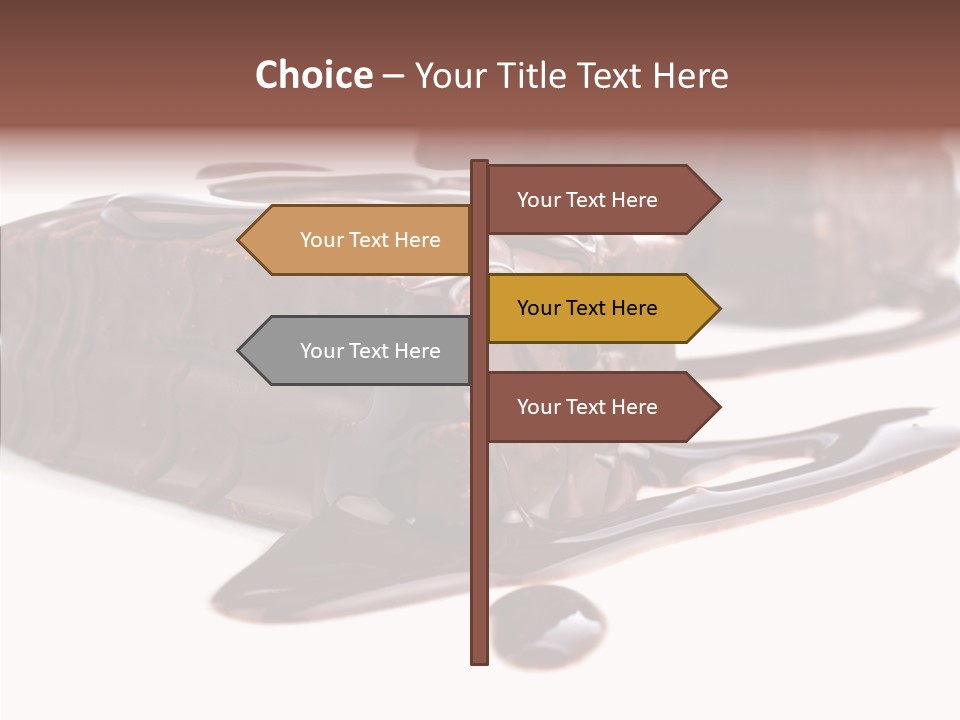Piece Tasty Fattening PowerPoint Template