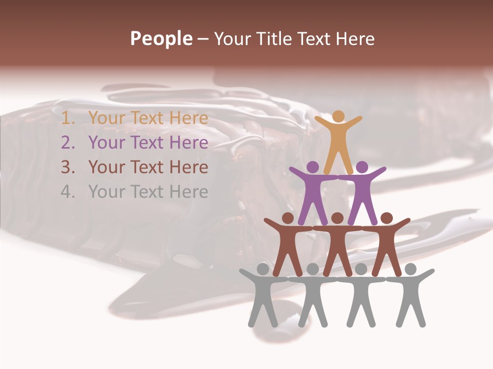 Piece Tasty Fattening PowerPoint Template