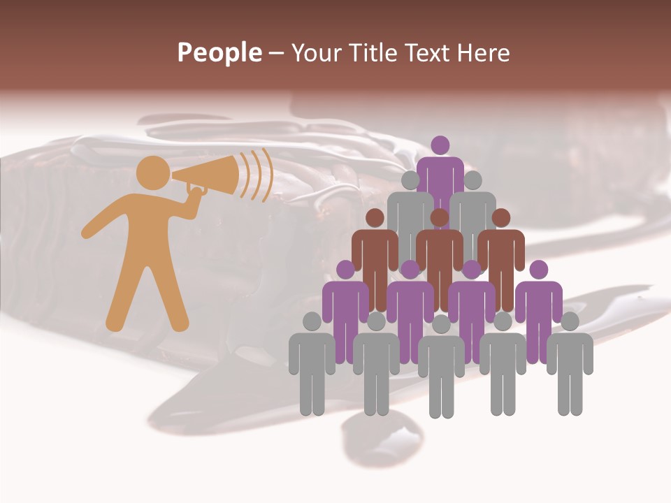 Piece Tasty Fattening PowerPoint Template