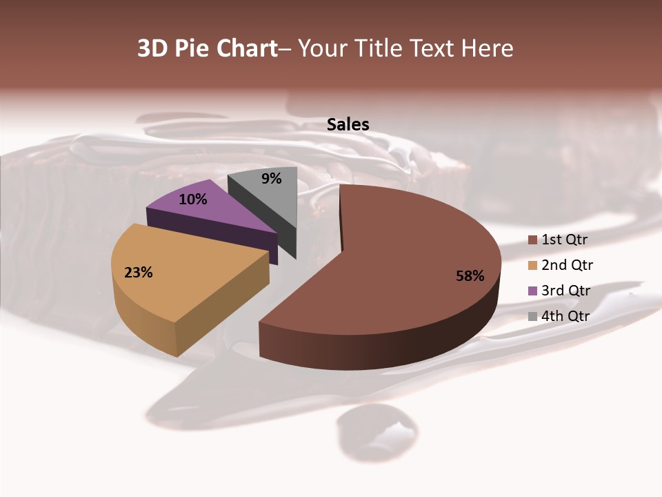 Piece Tasty Fattening PowerPoint Template