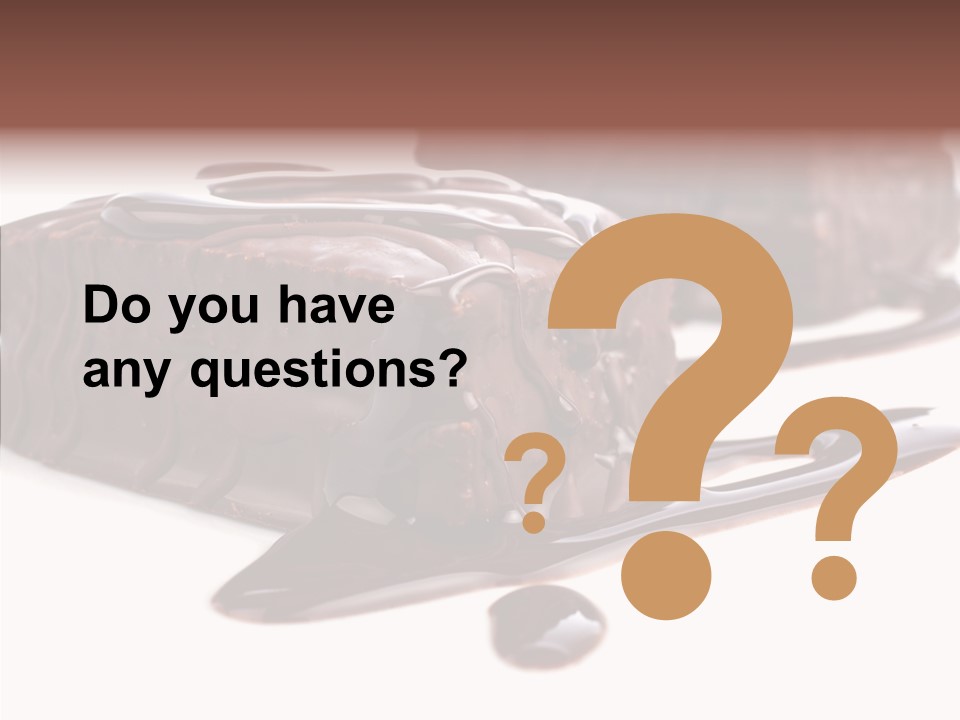 Piece Tasty Fattening PowerPoint Template