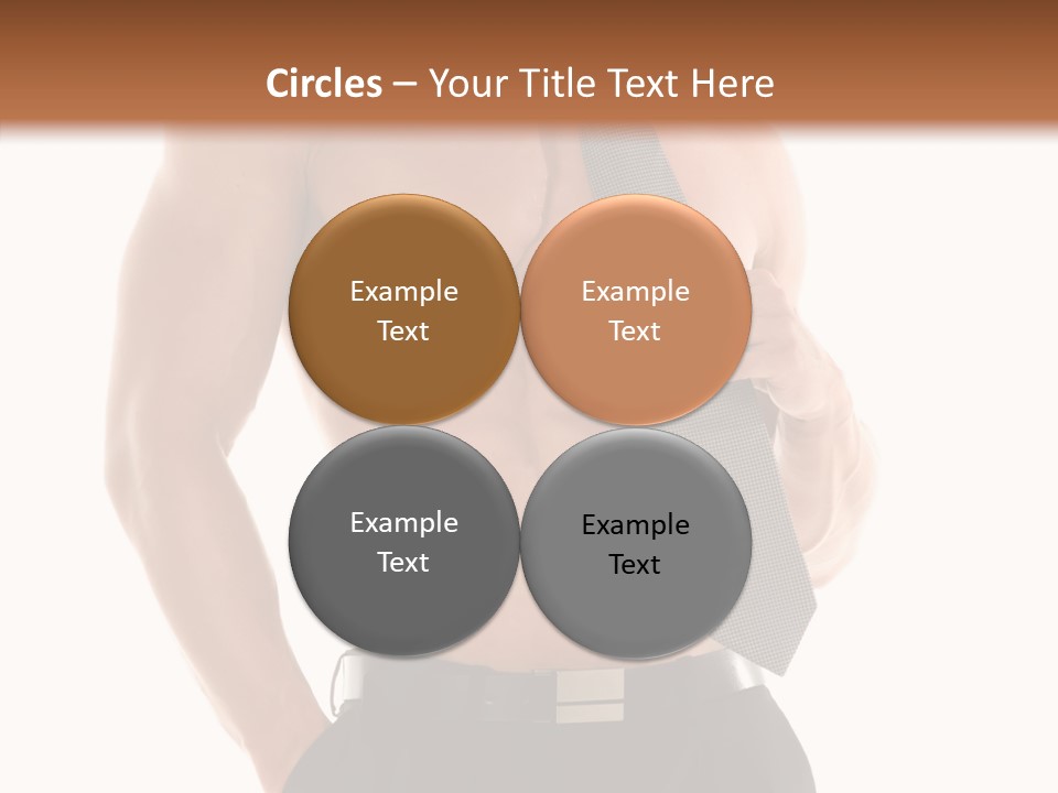 Chest Powerful Strength PowerPoint Template