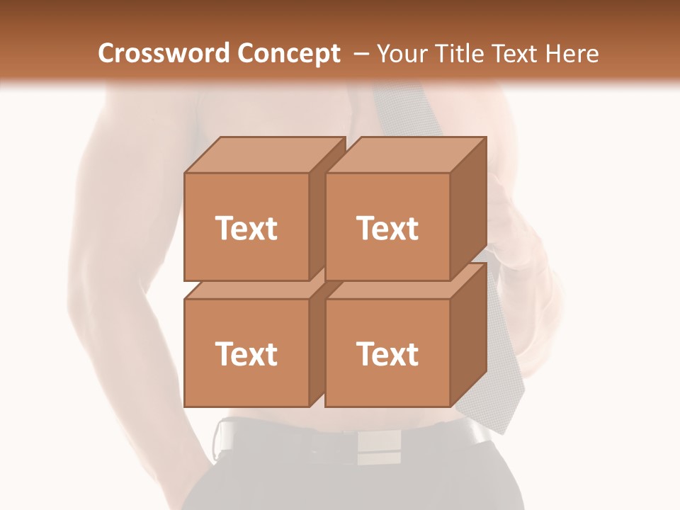 Chest Powerful Strength PowerPoint Template