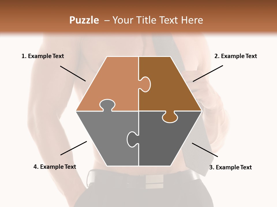 Chest Powerful Strength PowerPoint Template