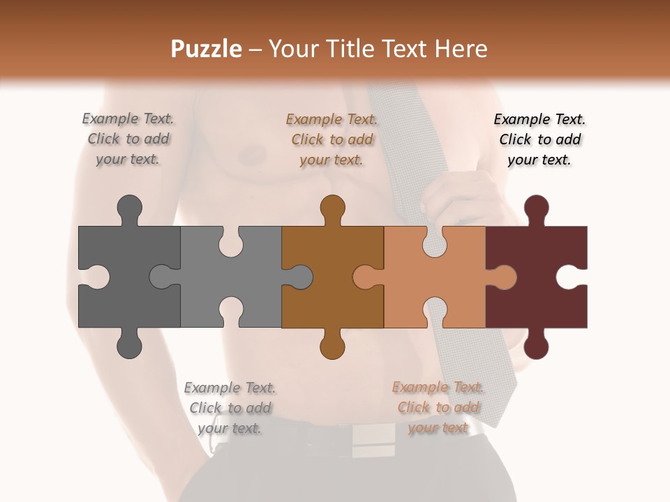 Chest Powerful Strength PowerPoint Template