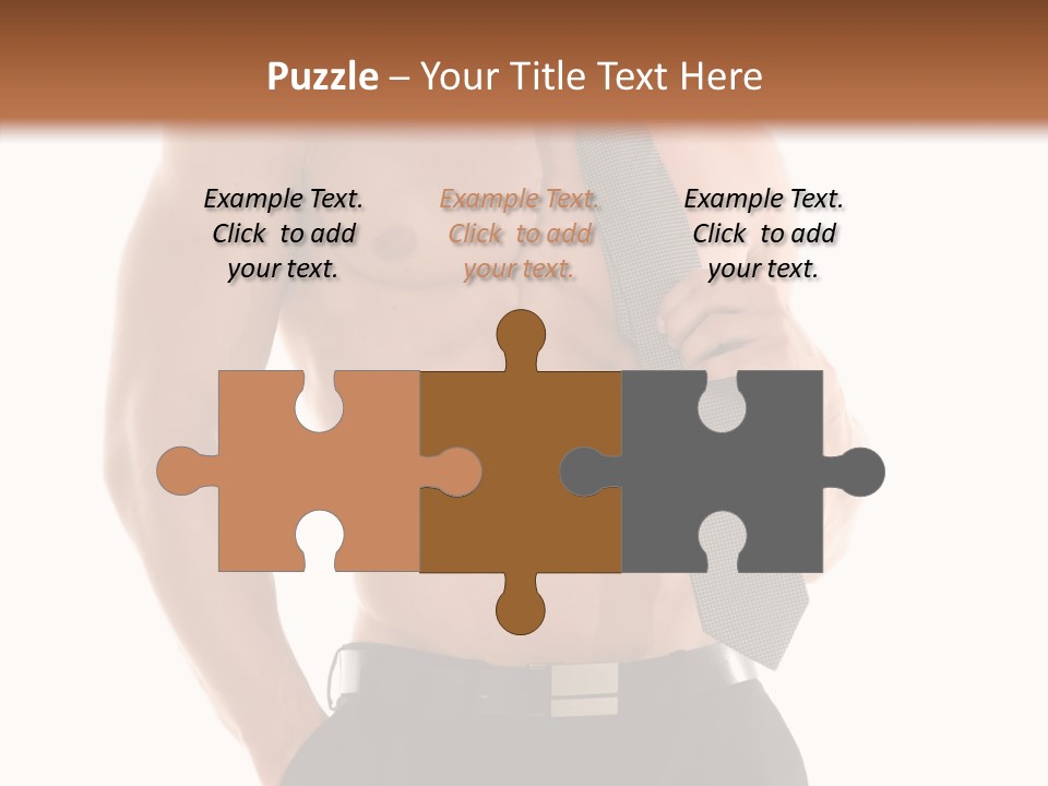 Chest Powerful Strength PowerPoint Template