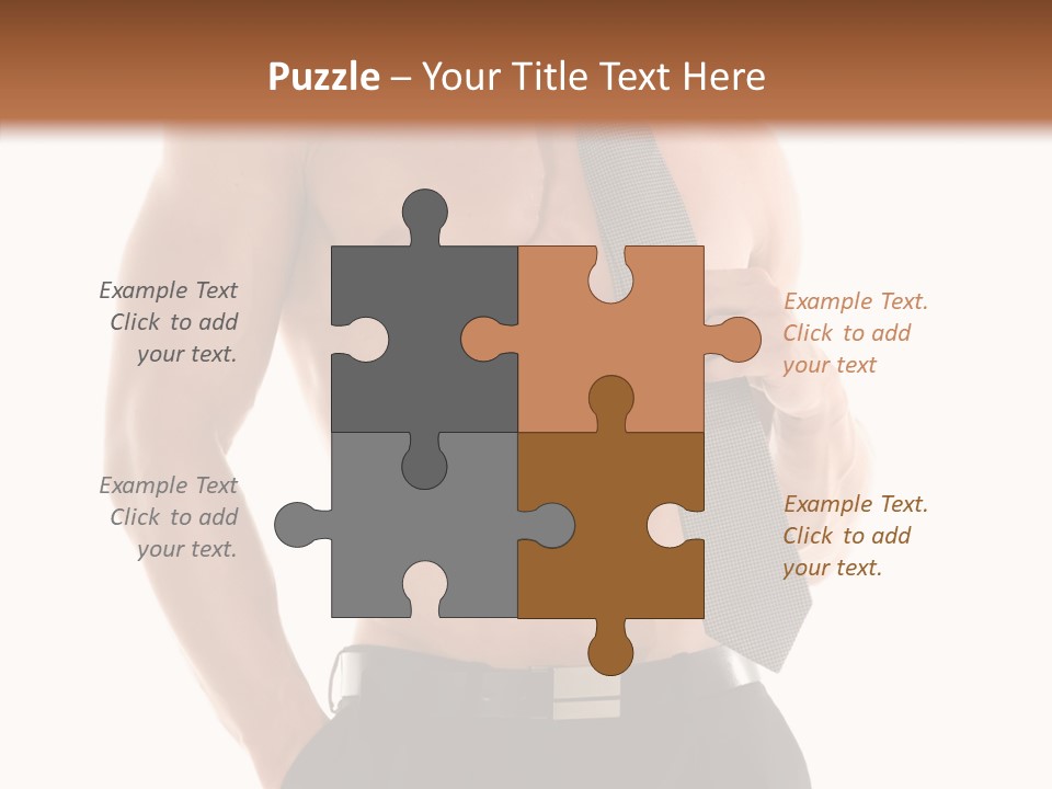 Chest Powerful Strength PowerPoint Template