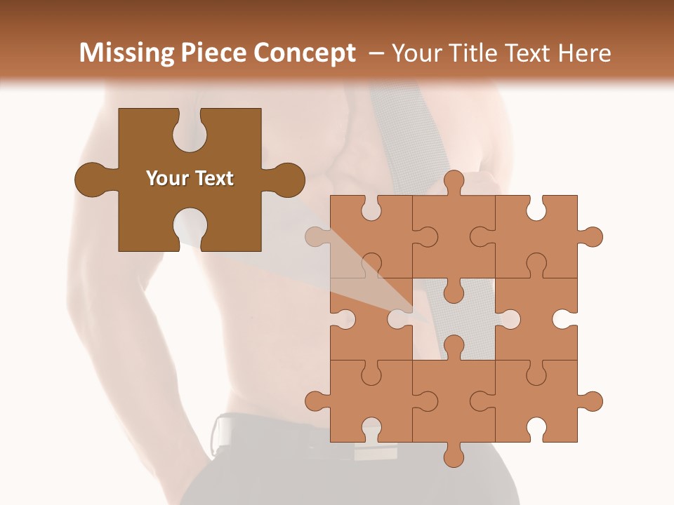 Chest Powerful Strength PowerPoint Template