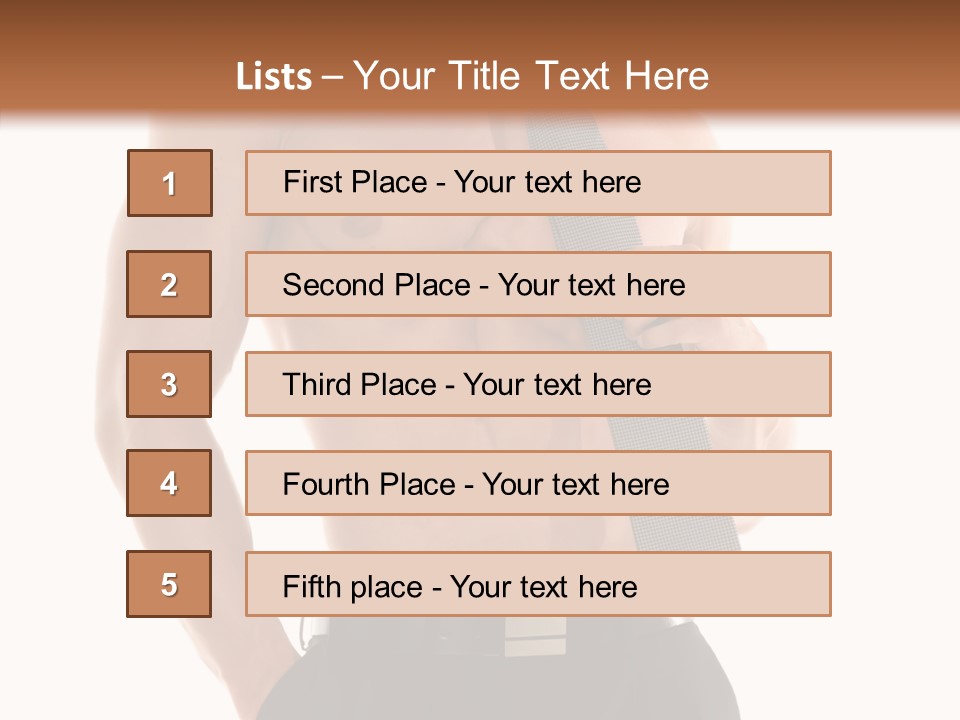 Chest Powerful Strength PowerPoint Template