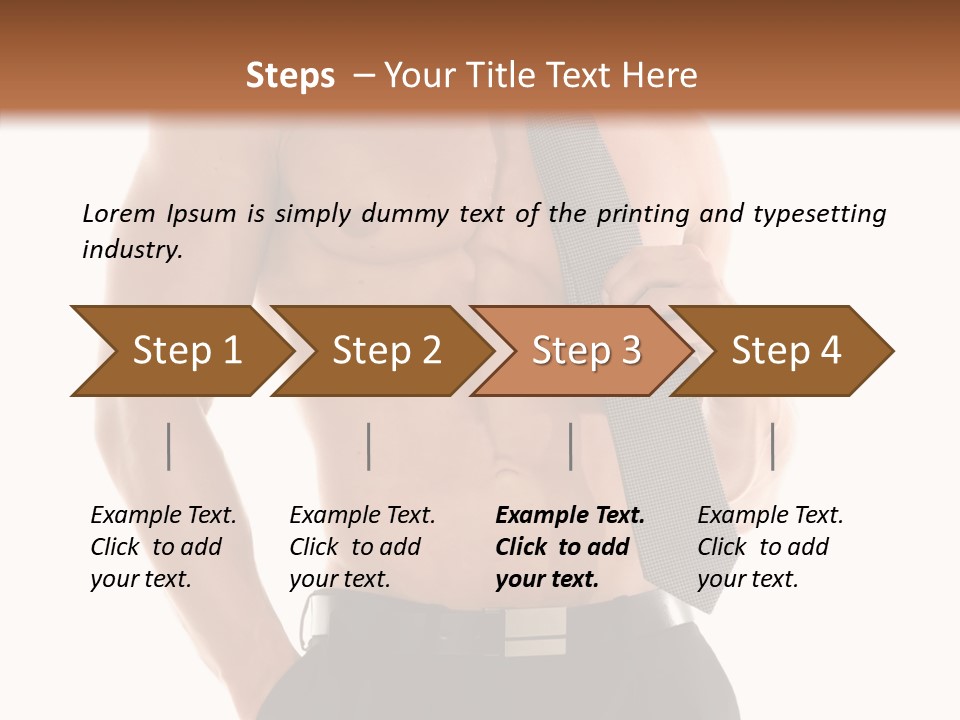 Chest Powerful Strength PowerPoint Template