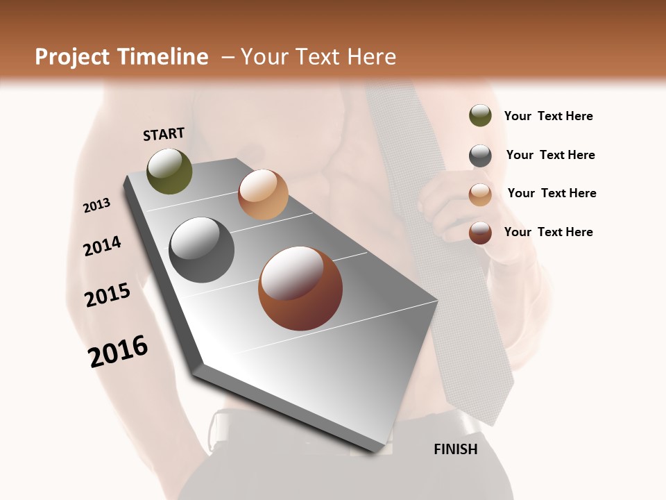 Chest Powerful Strength PowerPoint Template