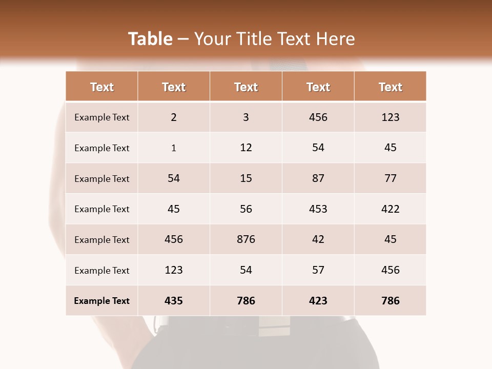 Chest Powerful Strength PowerPoint Template