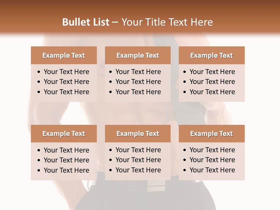 Chest Powerful Strength PowerPoint Template