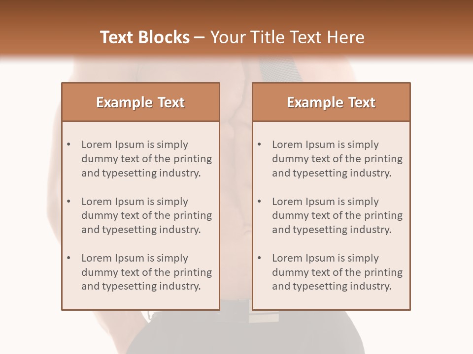 Chest Powerful Strength PowerPoint Template